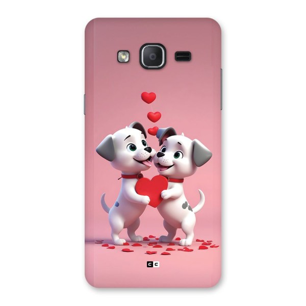 Two Puppies Together Back Case for Galaxy On7 Pro