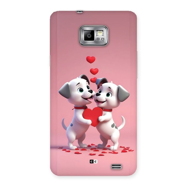 Two Puppies Together Back Case for Galaxy S2