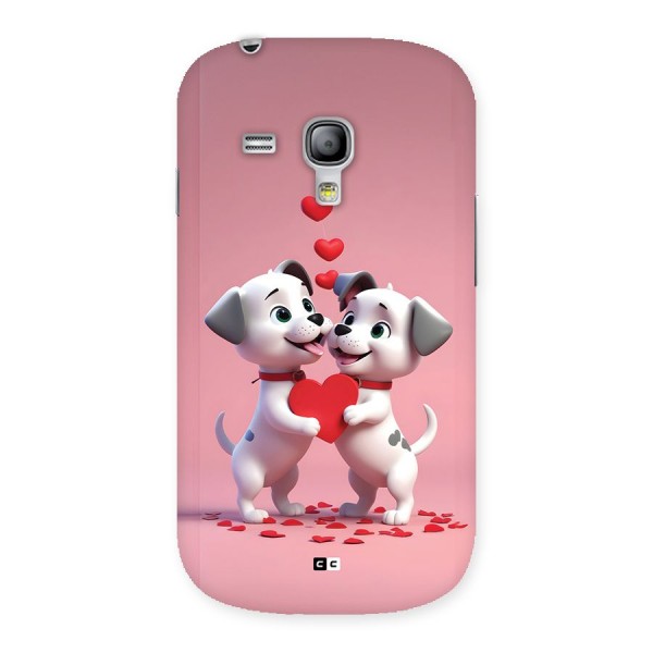 Two Puppies Together Back Case for Galaxy S3 Mini