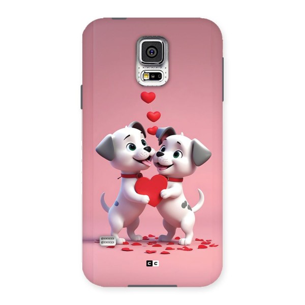 Two Puppies Together Back Case for Galaxy S5