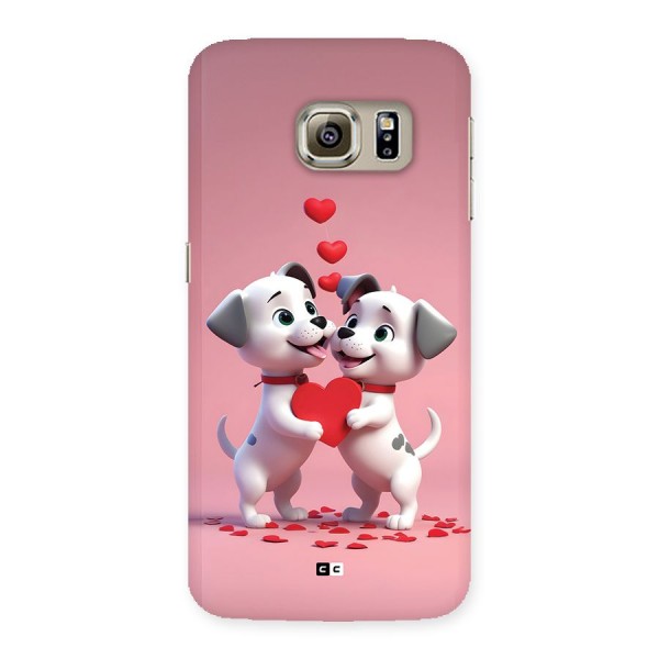Two Puppies Together Back Case for Galaxy S6 edge