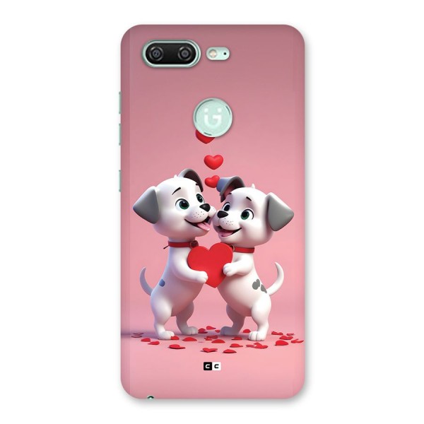 Two Puppies Together Back Case for Gionee S10