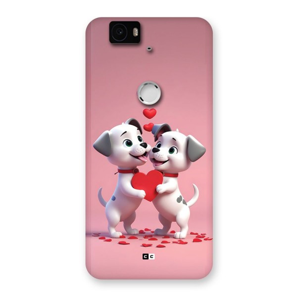 Two Puppies Together Back Case for Google Nexus 6P