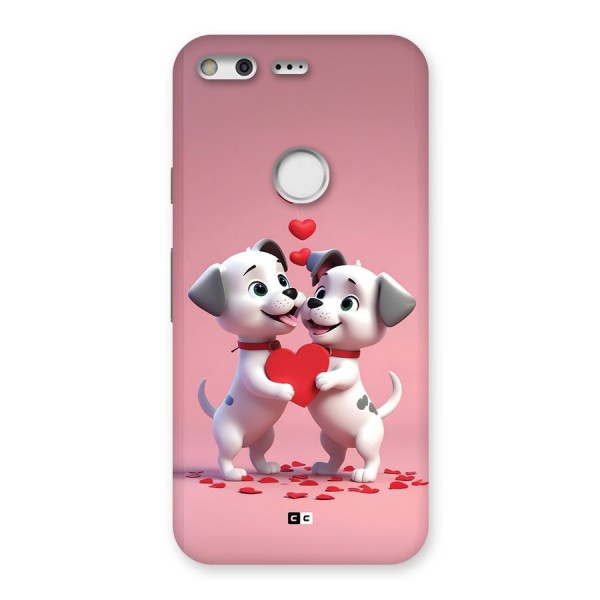 Two Puppies Together Back Case for Google Pixel