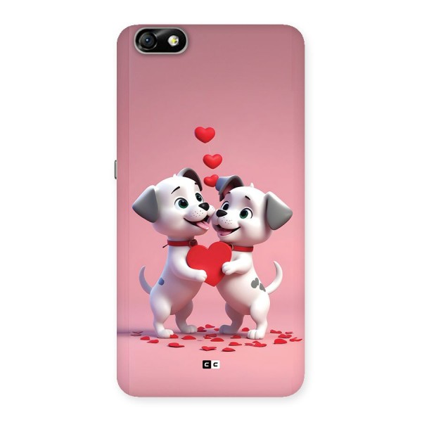 Two Puppies Together Back Case for Honor 4X