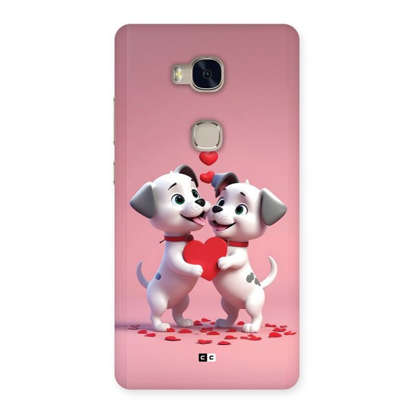 Two Puppies Together Back Case for Honor 5X