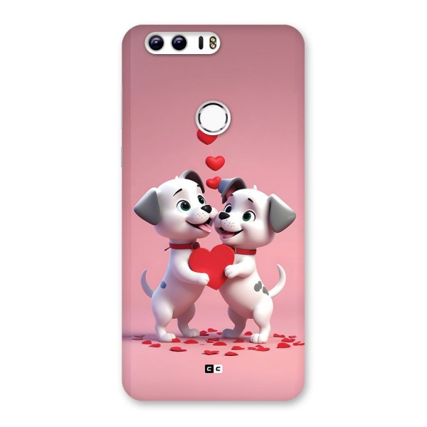 Two Puppies Together Back Case for Honor 8