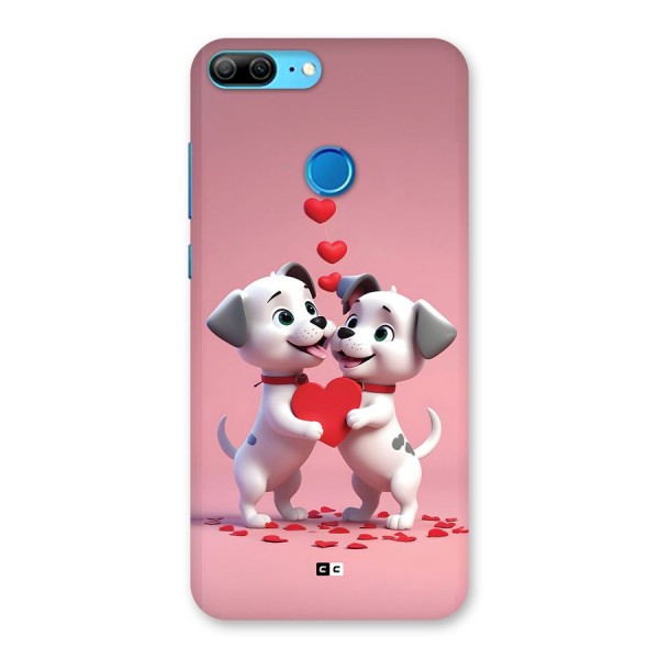 Two Puppies Together Back Case for Honor 9 Lite