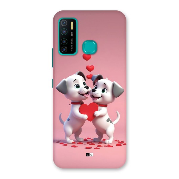 Two Puppies Together Back Case for Infinix Hot 9 Pro