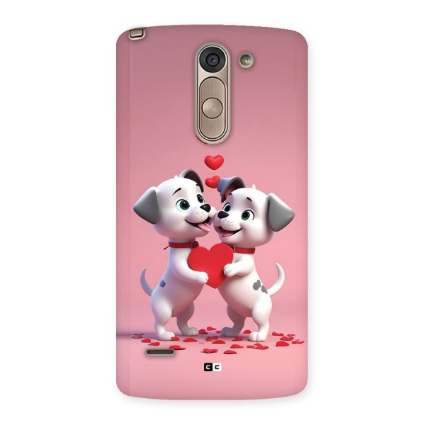 Two Puppies Together Back Case for LG G3 Stylus