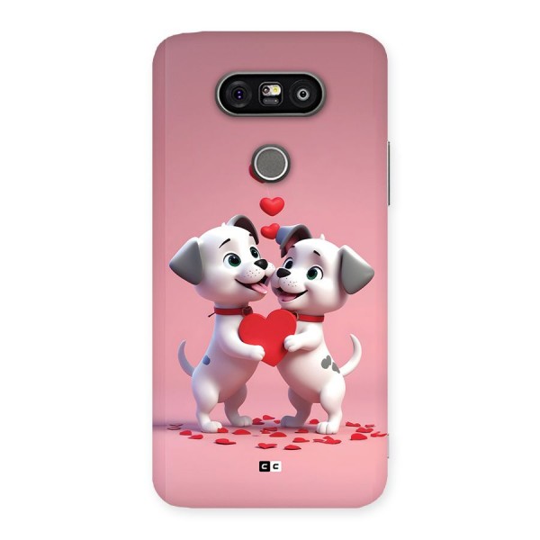 Two Puppies Together Back Case for LG G5