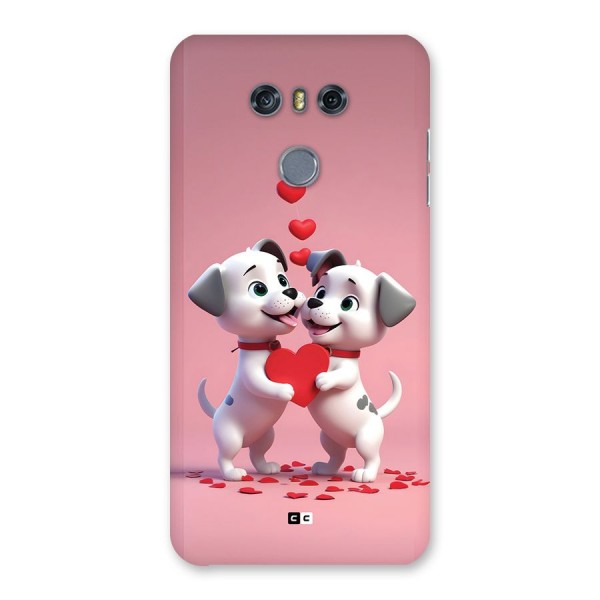 Two Puppies Together Back Case for LG G6