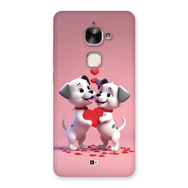 Two Puppies Together Back Case for Le 2