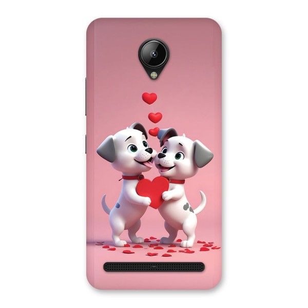 Two Puppies Together Back Case for Lenovo C2