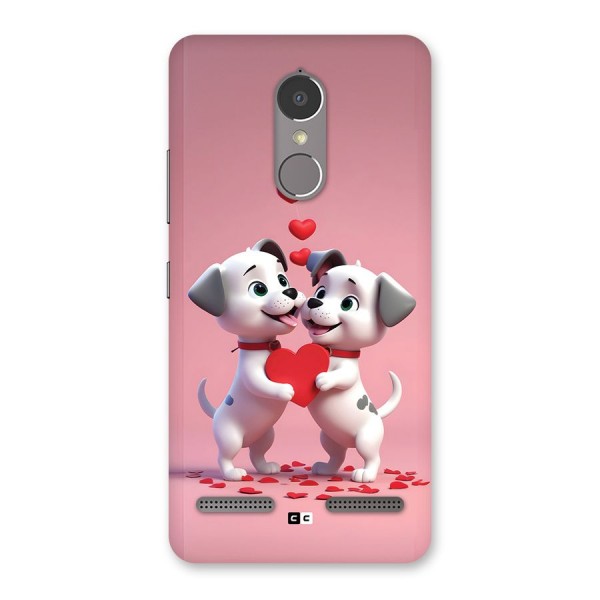 Two Puppies Together Back Case for Lenovo K6