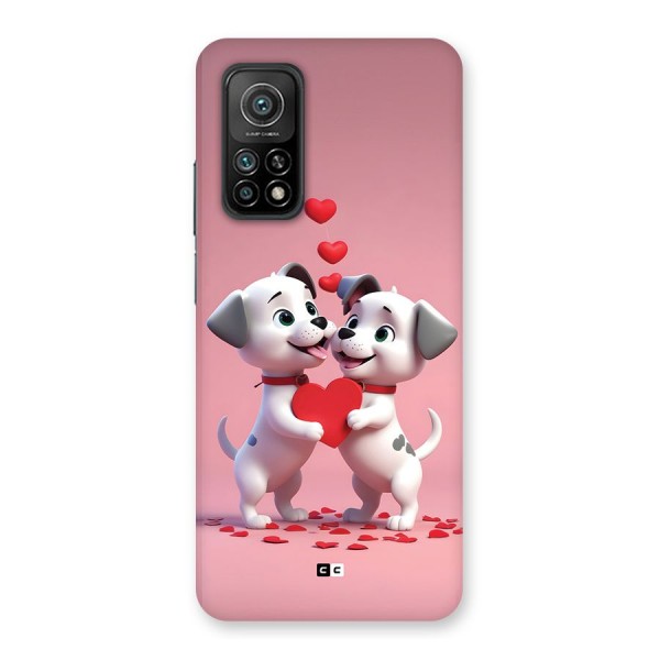 Two Puppies Together Back Case for Mi 10T 5G