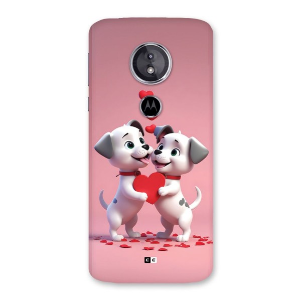 Two Puppies Together Back Case for Moto E5