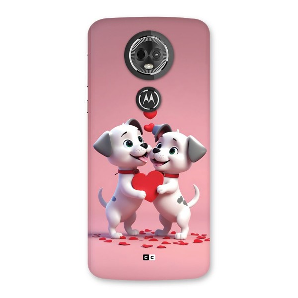 Two Puppies Together Back Case for Moto E5 Plus