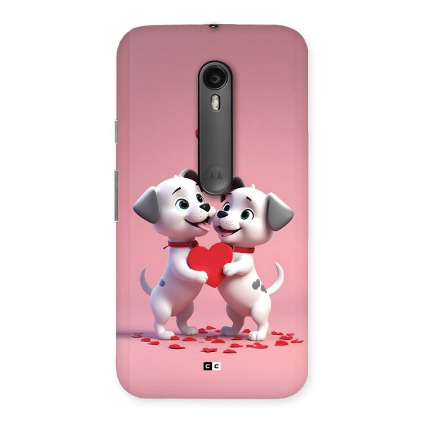 Two Puppies Together Back Case for Moto G3