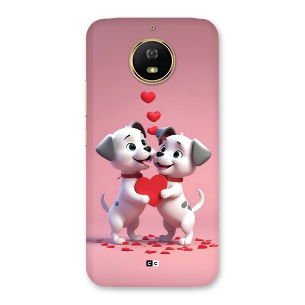 Two Puppies Together Back Case for Moto G5s