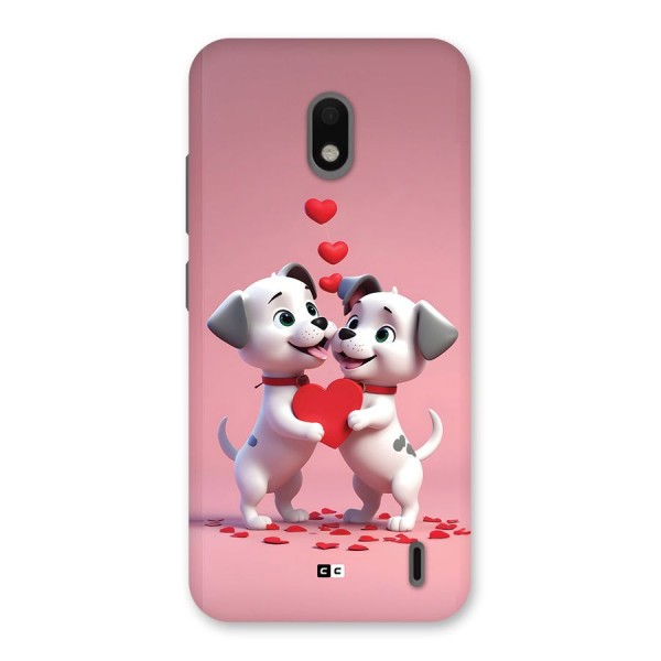 Two Puppies Together Back Case for Nokia 2.2
