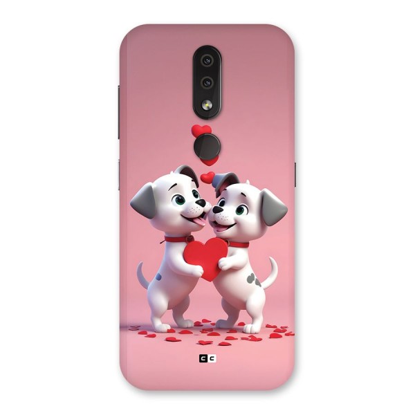 Two Puppies Together Back Case for Nokia 4.2