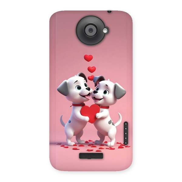 Two Puppies Together Back Case for One X
