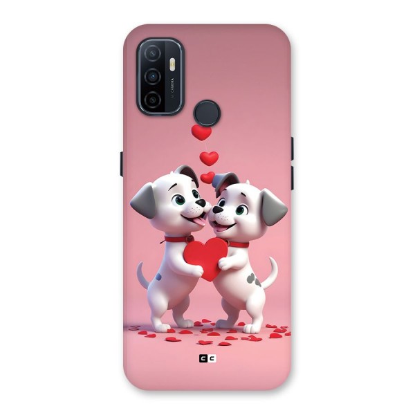 Two Puppies Together Back Case for Oppo A32