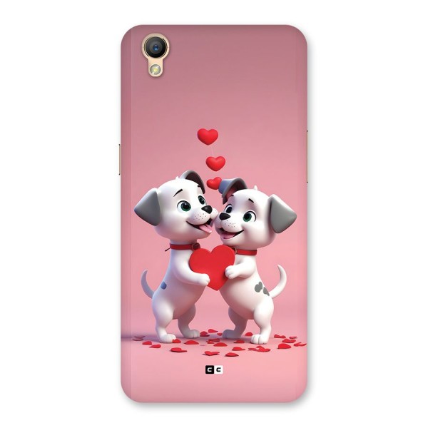Two Puppies Together Back Case for Oppo A37