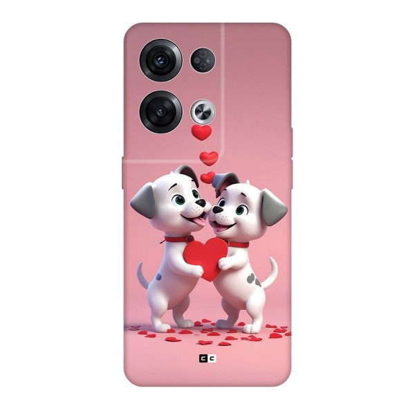 Two Puppies Together Back Case for Oppo Reno8 Pro 5G
