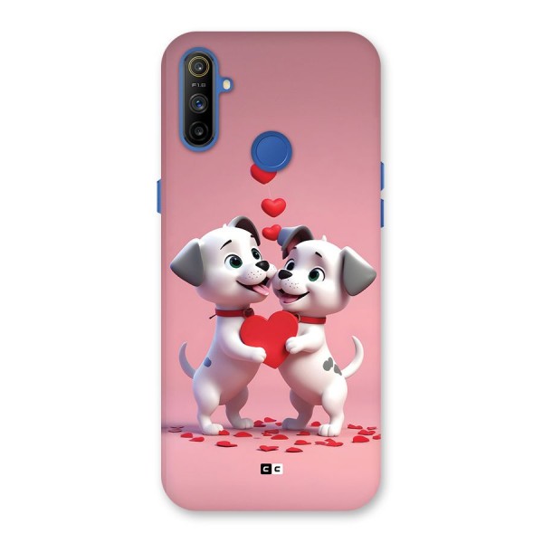 Two Puppies Together Back Case for Realme Narzo 10A
