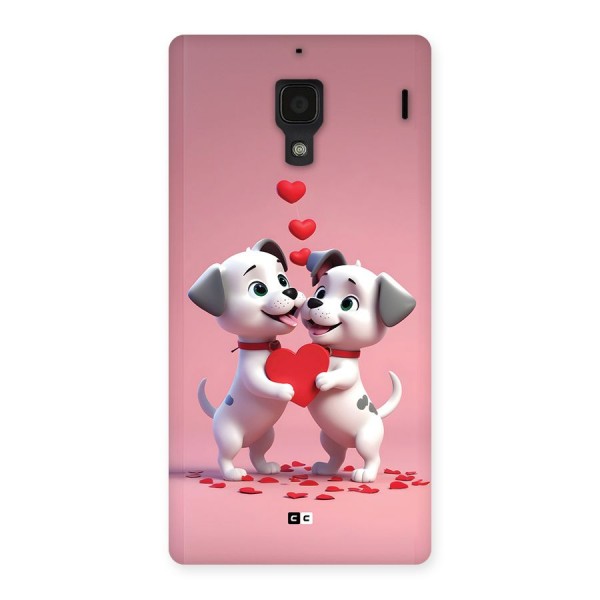 Two Puppies Together Back Case for Redmi 1s