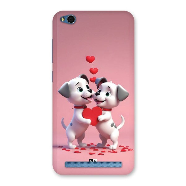 Two Puppies Together Back Case for Redmi 5A