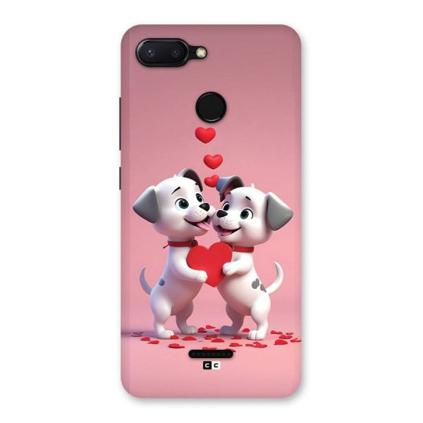 Two Puppies Together Back Case for Redmi 6