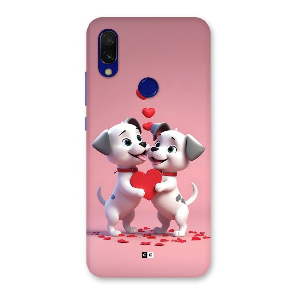 Two Puppies Together Back Case for Redmi 7
