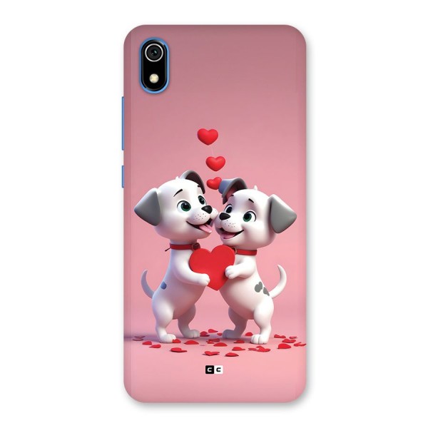 Two Puppies Together Back Case for Redmi 7A