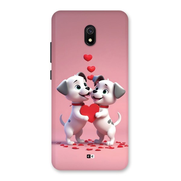 Two Puppies Together Back Case for Redmi 8A