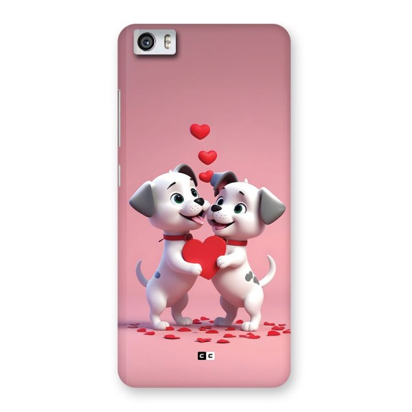 Two Puppies Together Back Case for Redmi Mi 5