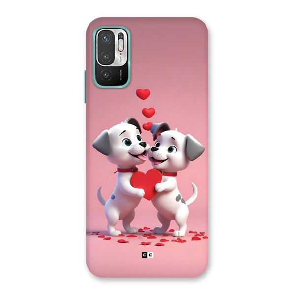Two Puppies Together Back Case for Redmi Note 10T 5G