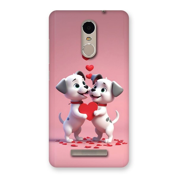 Two Puppies Together Back Case for Redmi Note 3