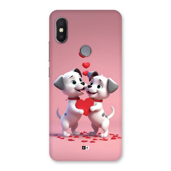 Two Puppies Together Back Case for Redmi Y2