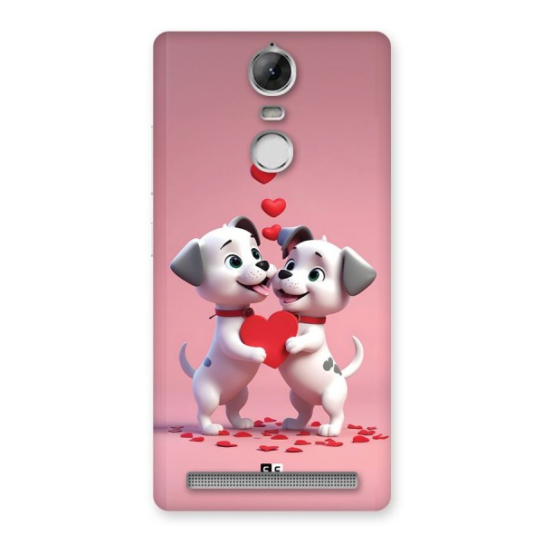Two Puppies Together Back Case for Vibe K5 Note