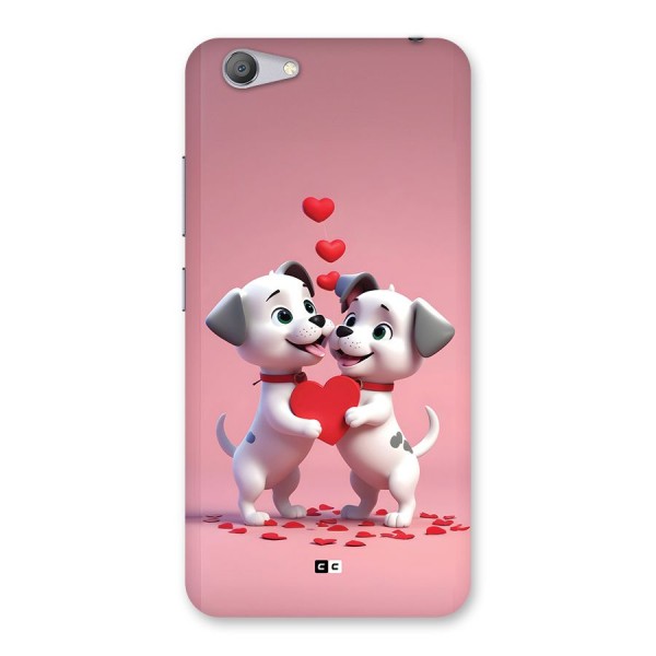 Two Puppies Together Back Case for Vivo Y53