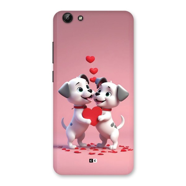 Two Puppies Together Back Case for Vivo Y69