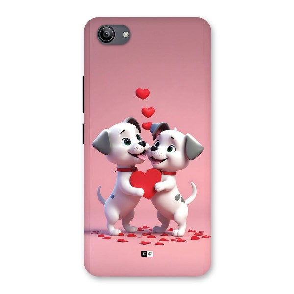Two Puppies Together Back Case for Vivo Y81i