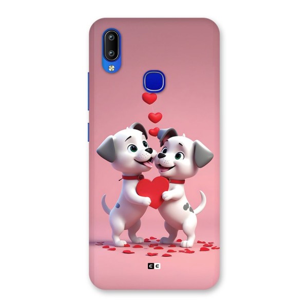Two Puppies Together Back Case for Vivo Y91