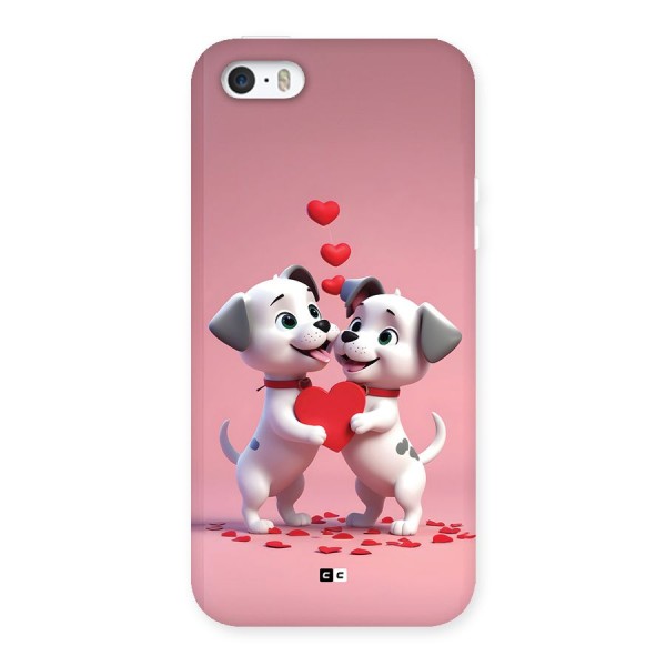 Two Puppies Together Back Case for iPhone SE 2016