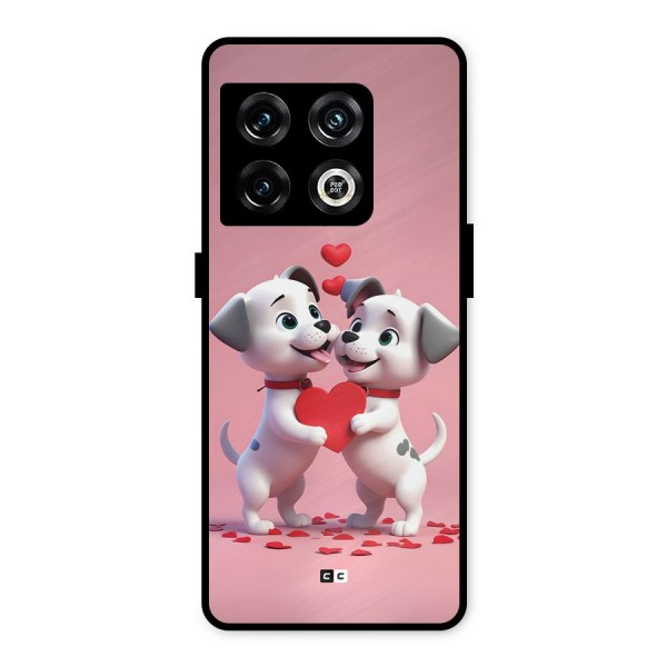 Two Puppies Together Metal Back Case for OnePlus 10 Pro 5G