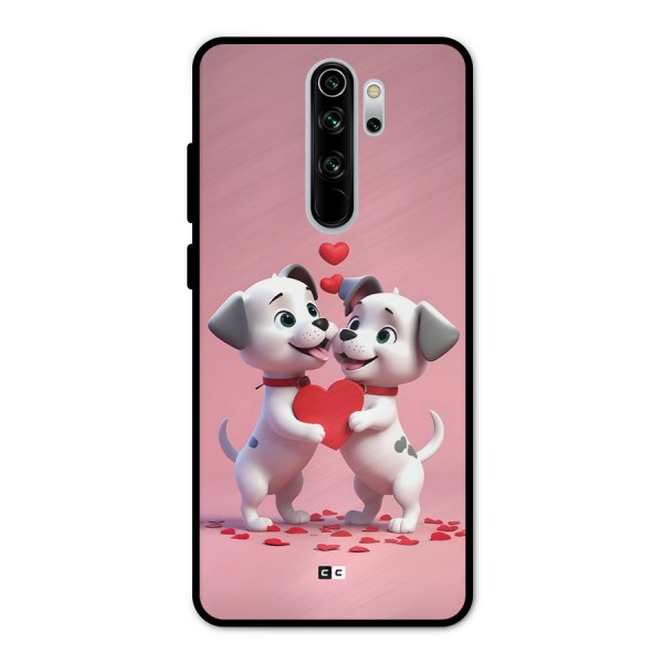 Two Puppies Together Metal Back Case for Redmi Note 8 Pro