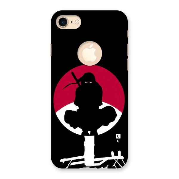 Uchiha Itachi Minimalist Back Case for iPhone 7 Logo Cut